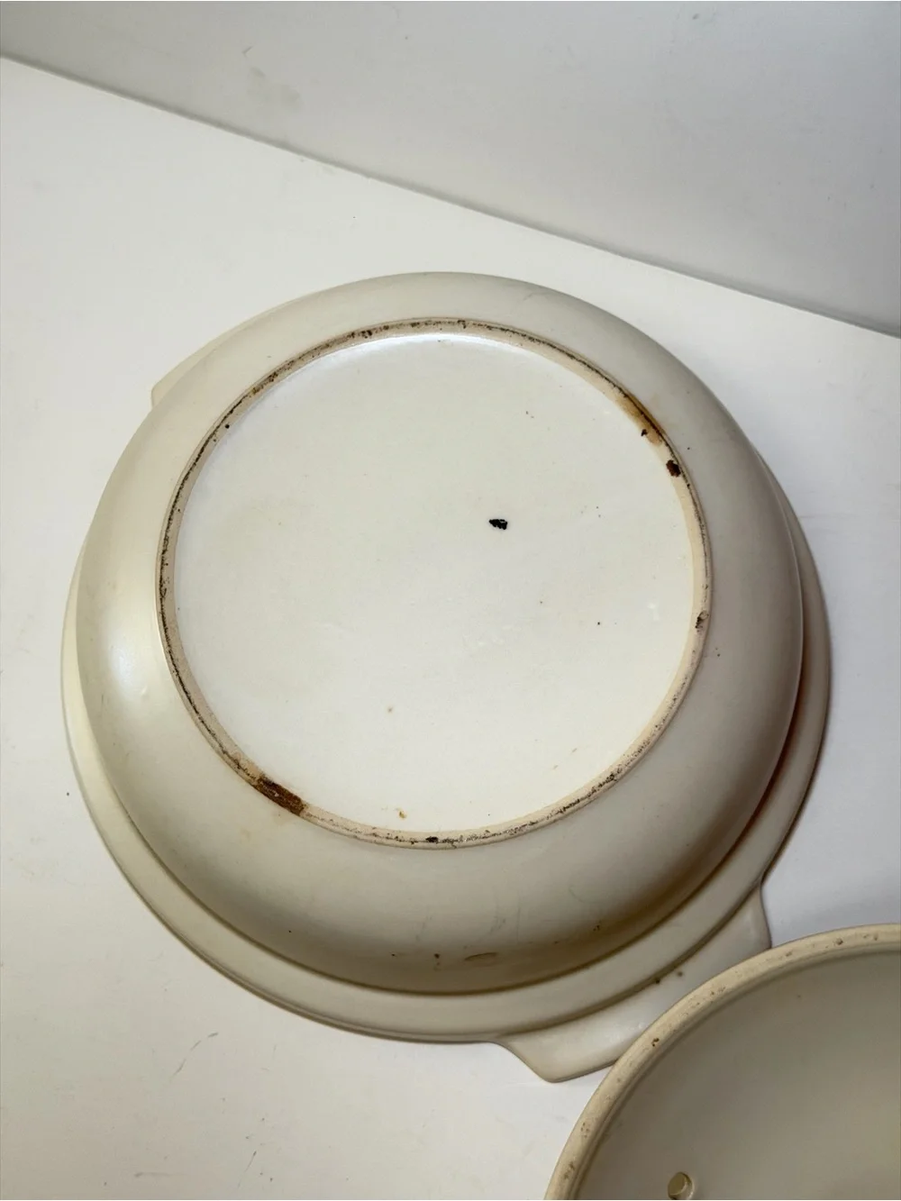 Large 11” Vintage Ceramic Donabe Clay Hot Pot Bowl with Lid